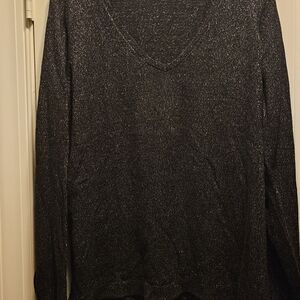 Old Navy Women's Black V-Neck Sweater